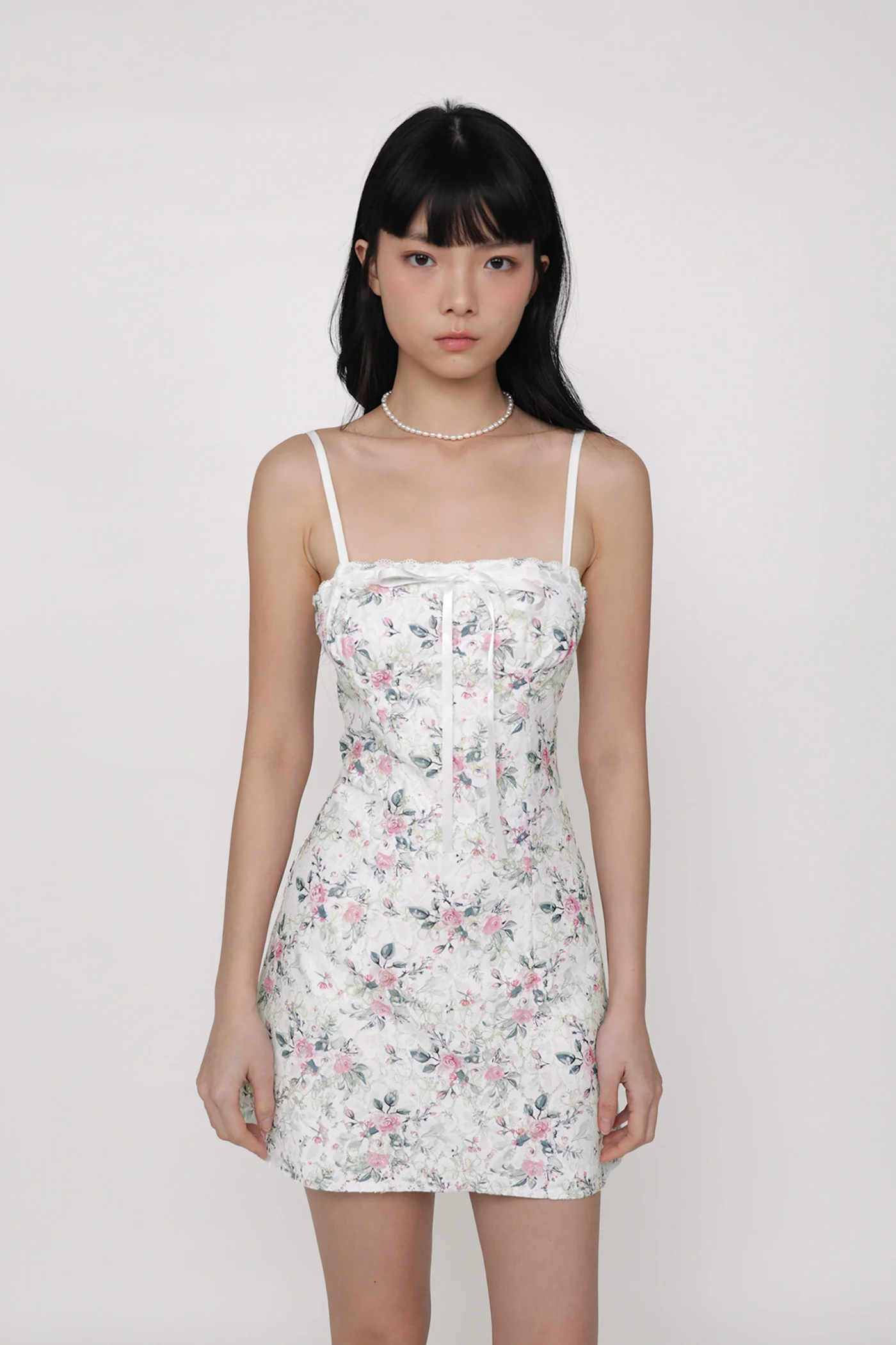 Winona Lace Floral Mini Dress - Image 8