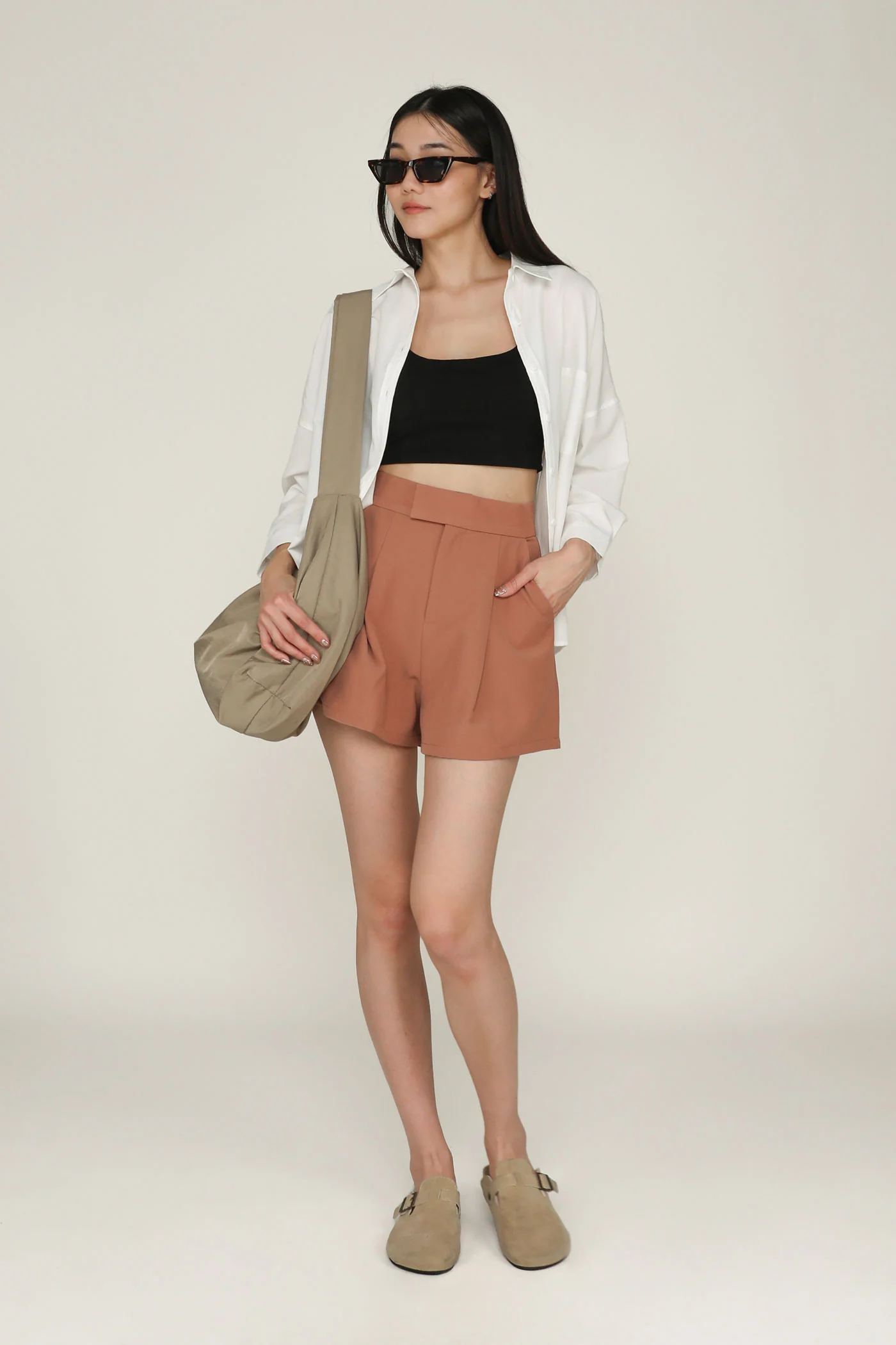 Wren Pleat Front Shorts - Image 29