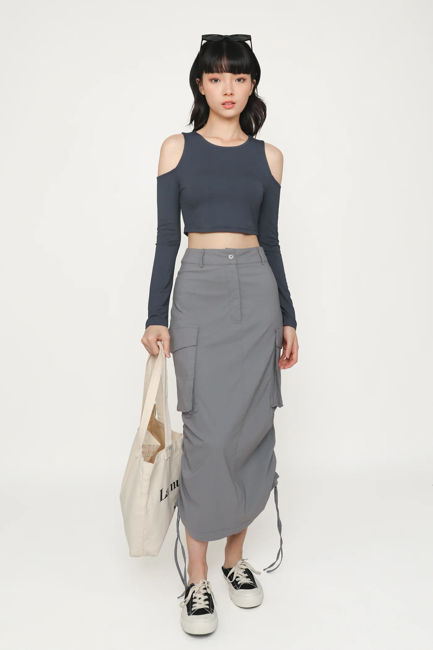 Xander Cold Shoulder Long Sleeve Top - Image 15
