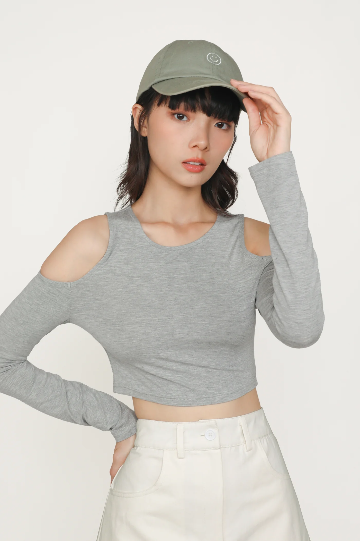 Xander Cold Shoulder Long Sleeve Top - Image 5