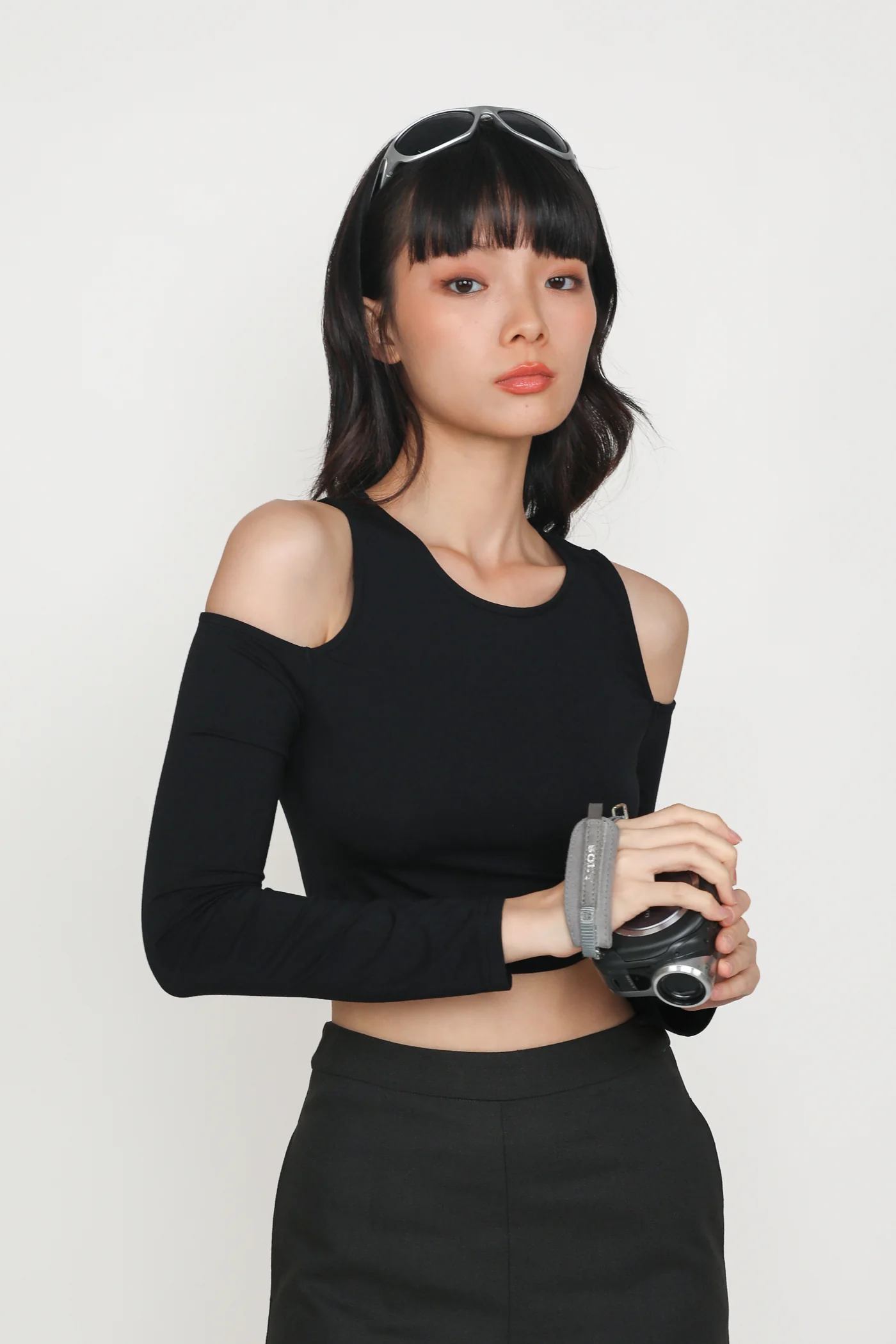 Xander Cold Shoulder Long Sleeve Top - Image 8