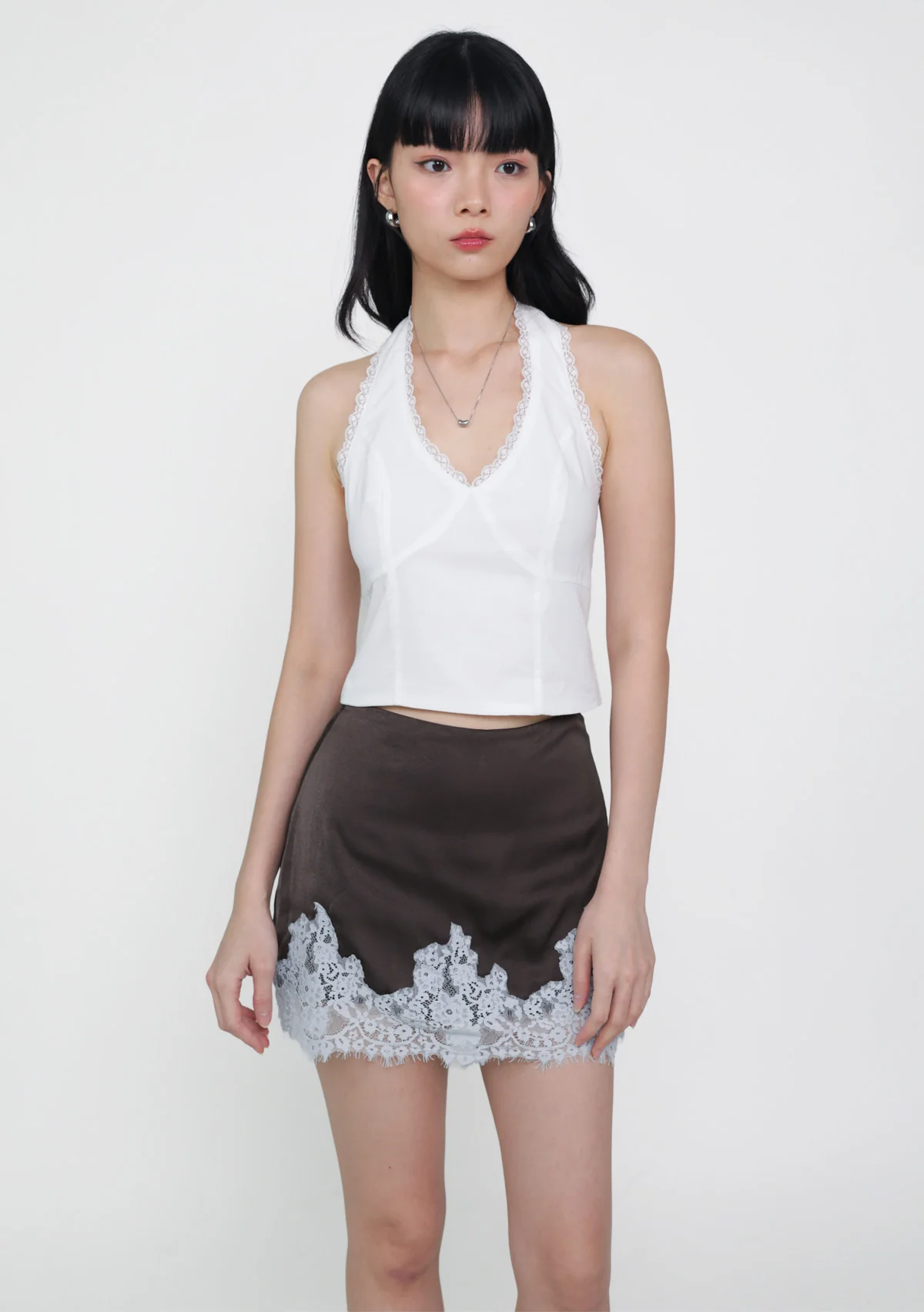 Xue Lace Hem Skorts - Image 3