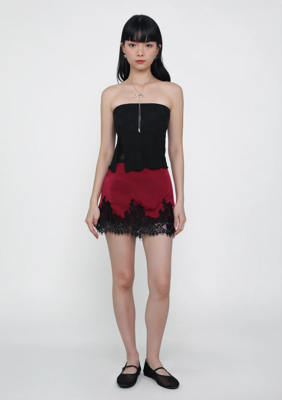 Xue Lace Hem Skorts - Image 7