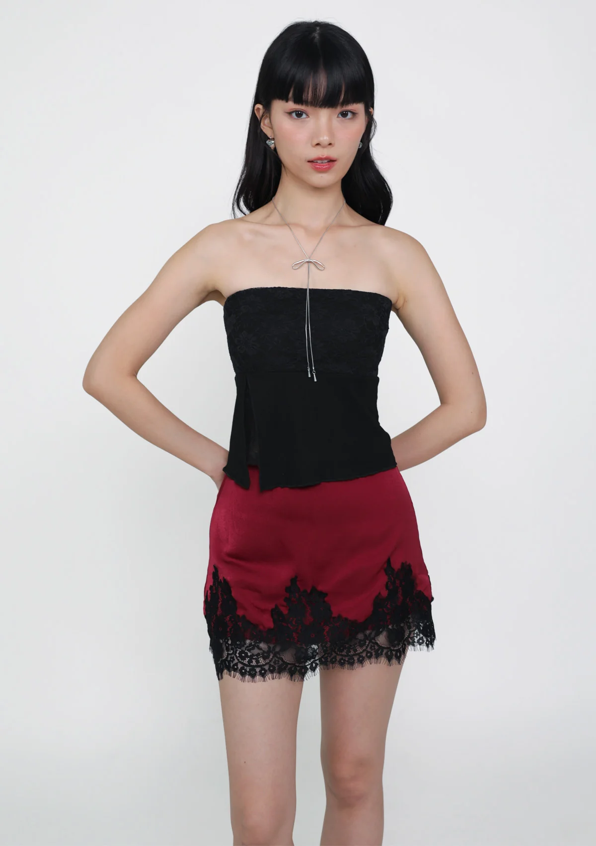 Xue Lace Hem Skorts - Image 8