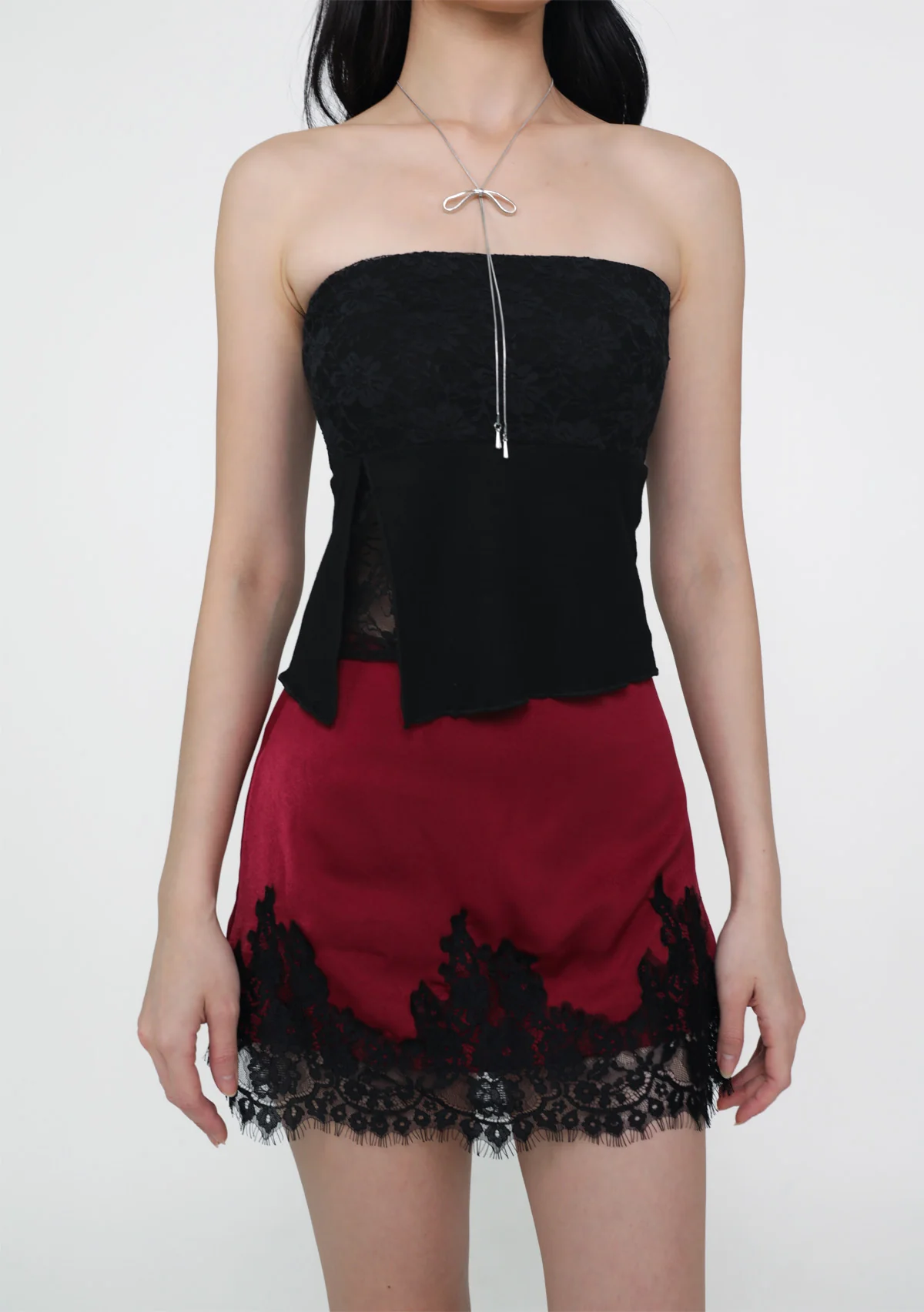 Xue Lace Hem Skorts - Image 9