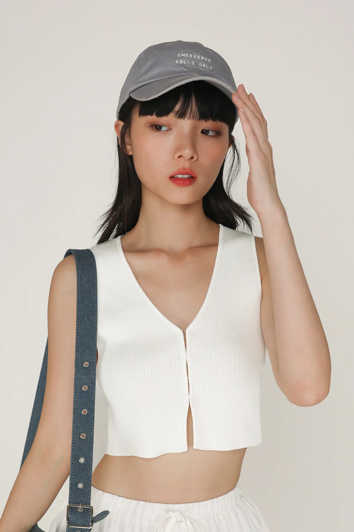 Yuka Hook Front Knit Top - Image 12