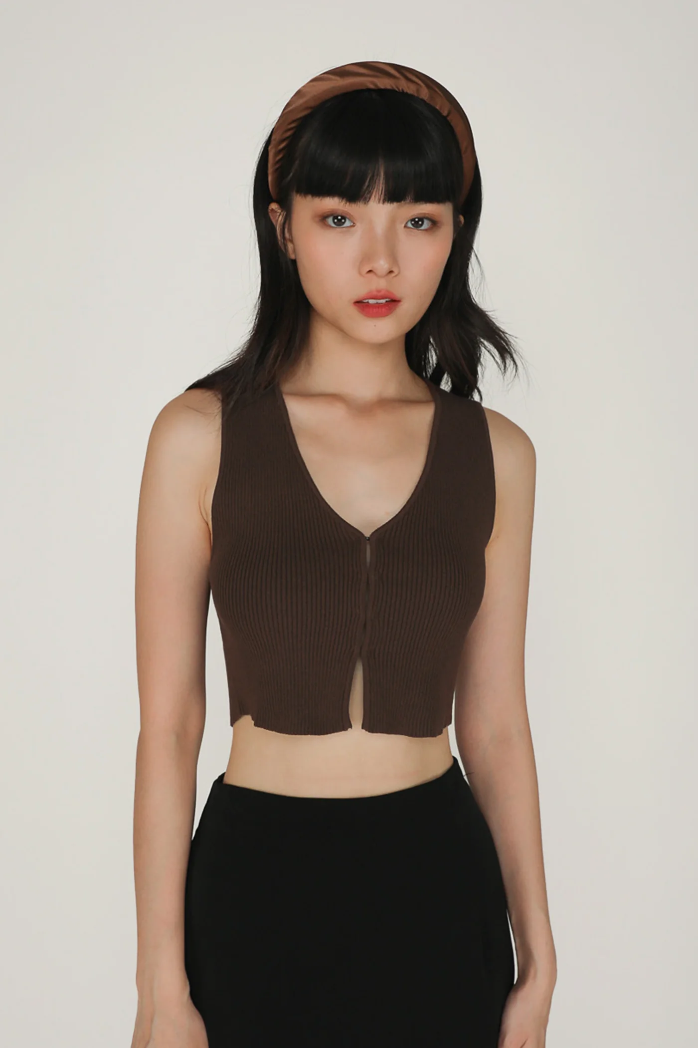 Yuka Hook Front Knit Top - Image 20
