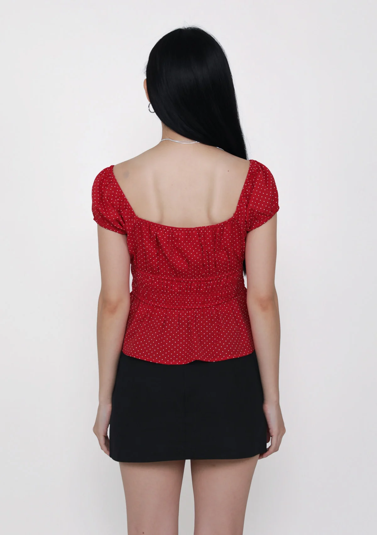 Yukari Babydoll Top (Polka Dot) - Image 15