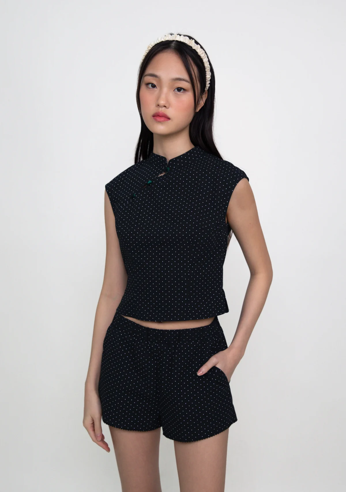 Yumi Polka Dot Boxer Shorts (Polka Dot) - Image 2
