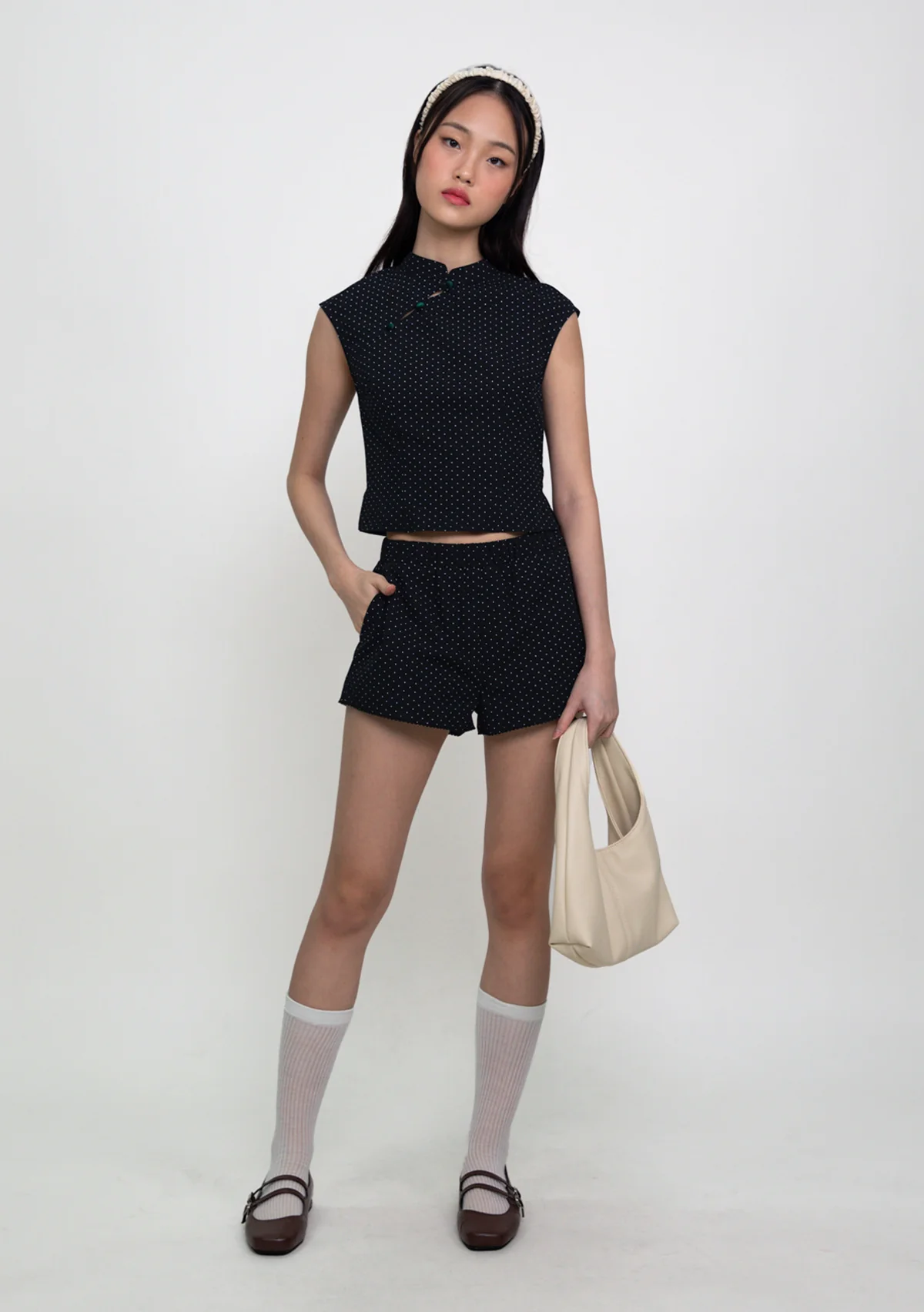 Yumi Polka Dot Boxer Shorts (Polka Dot) - Image 4