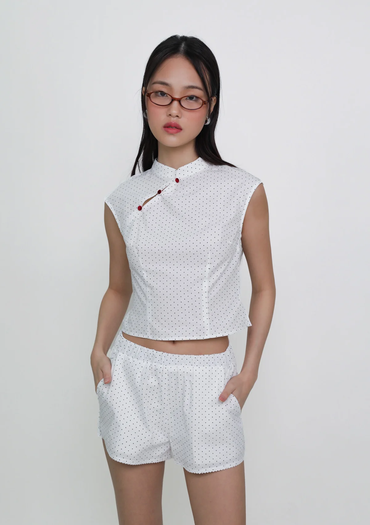 Yumi Polka Dot Boxer Shorts (Polka Dot) - Image 9