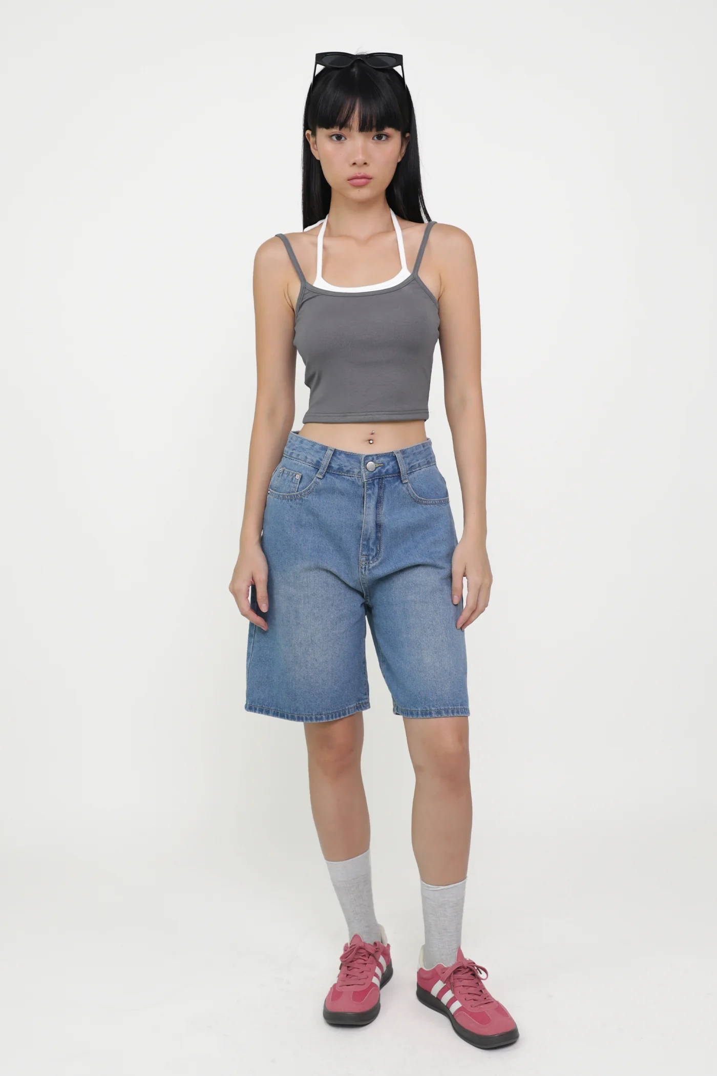 Yuri Layered Basic Crop Padded Top - Image 16