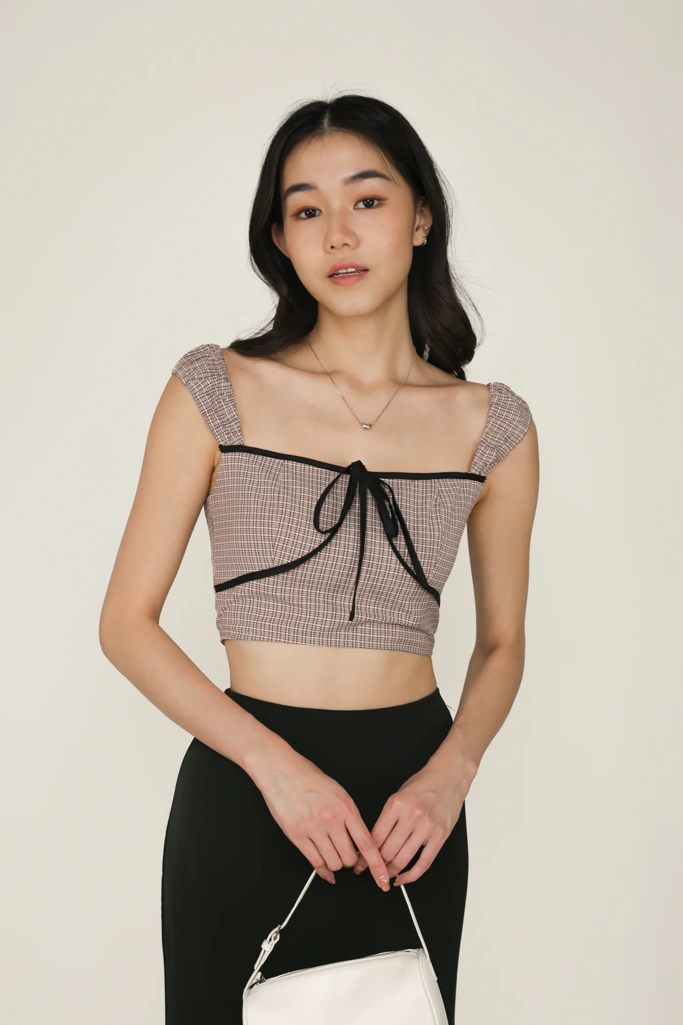 Zador Ruched Strap Crop Top - Image 16