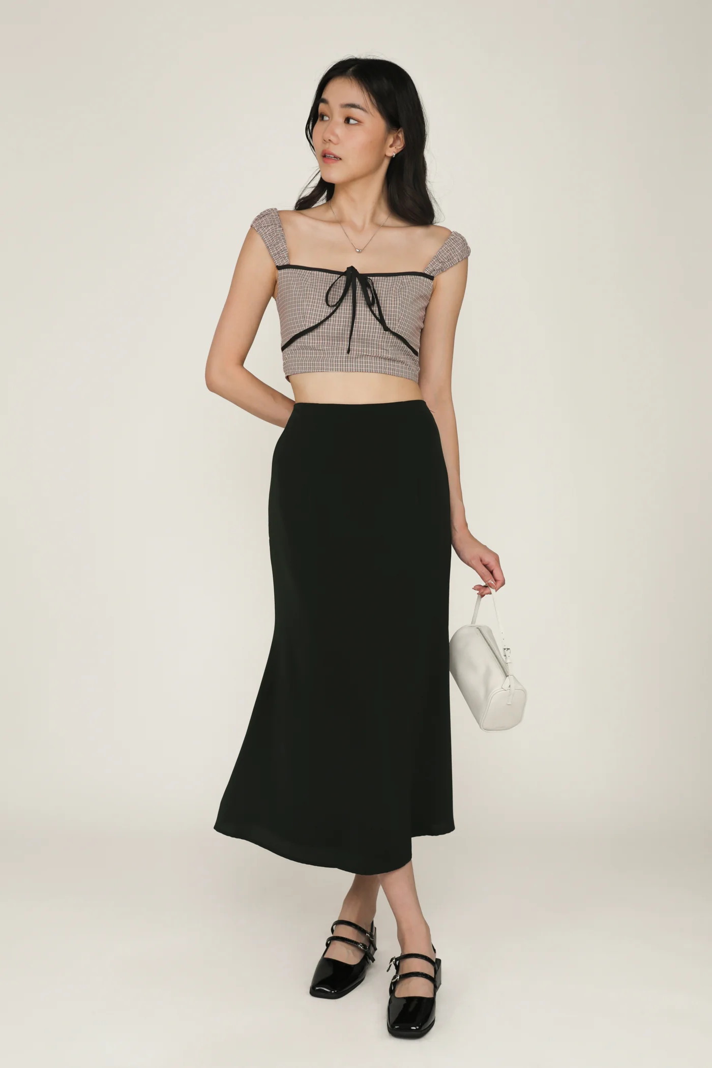 Zador Ruched Strap Crop Top - Image 20